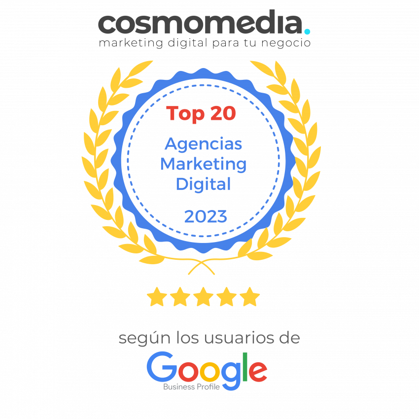 Cosmomedia Top20 mejores agencias de marketing digital de España