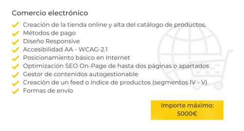 Ecommerce con el Kit Digital